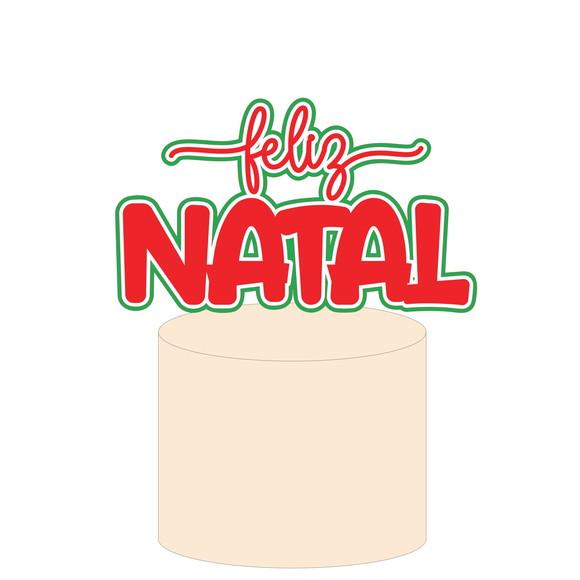 Topo de Bolo Natal