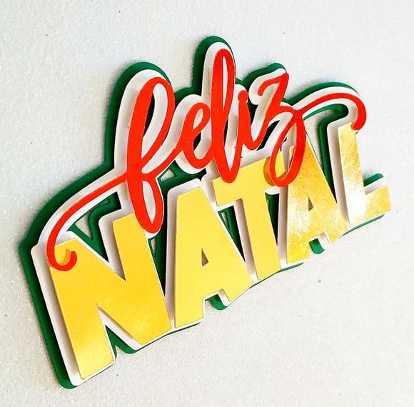 Topo de Bolo Natal