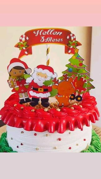 Topo de Bolo Natal