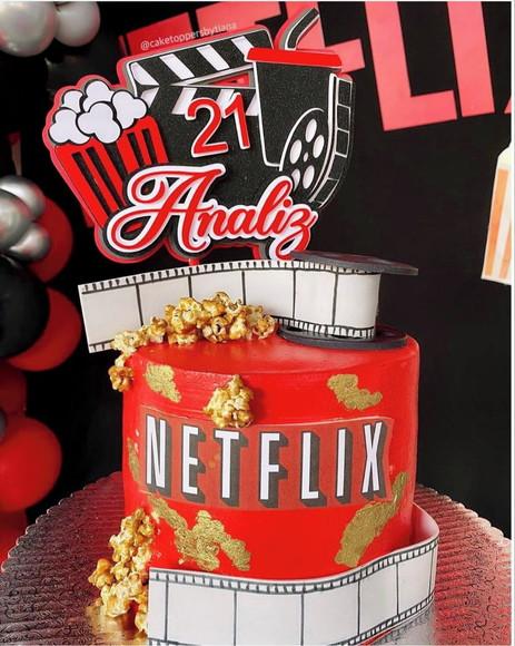 Topo de Bolo Netflix