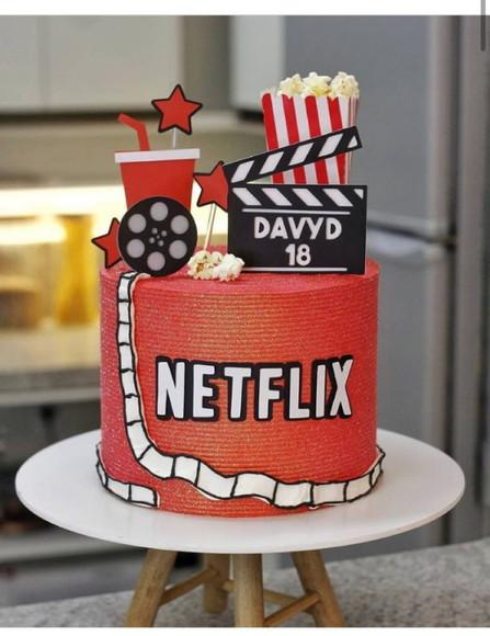 Topo de Bolo Netflix