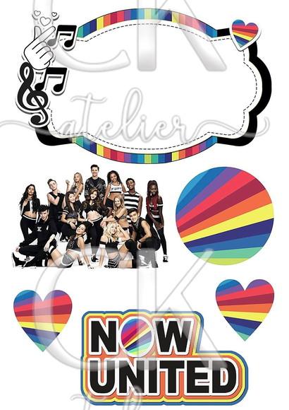 Topo de Bolo Now United