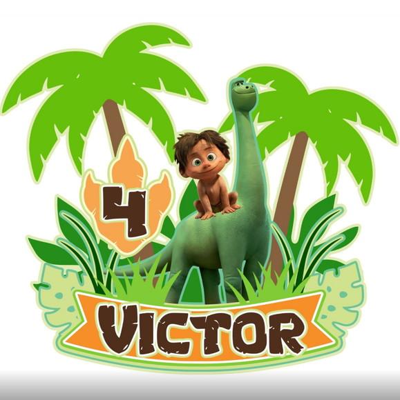 Topo de Bolo o Bom Dinossauro