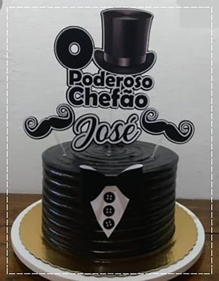 Topo de Bolo o Poderoso Chefão