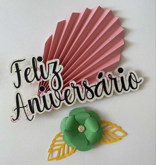 Topo de Bolo Palavras