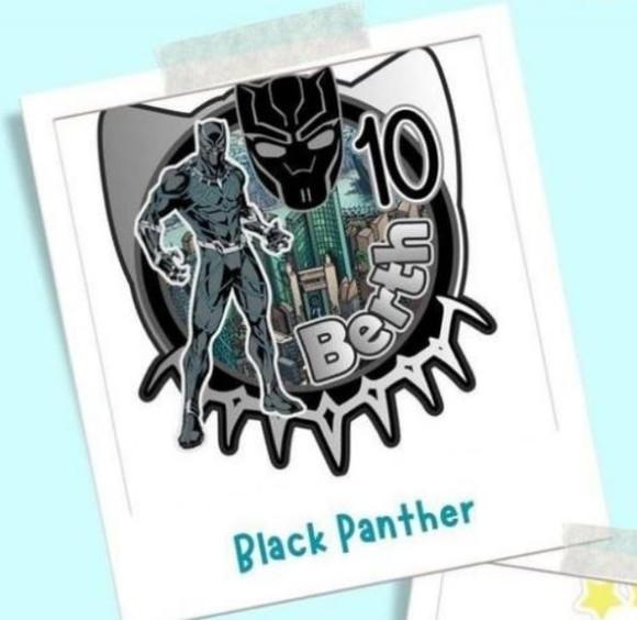 Topo de Bolo Pantera Negra