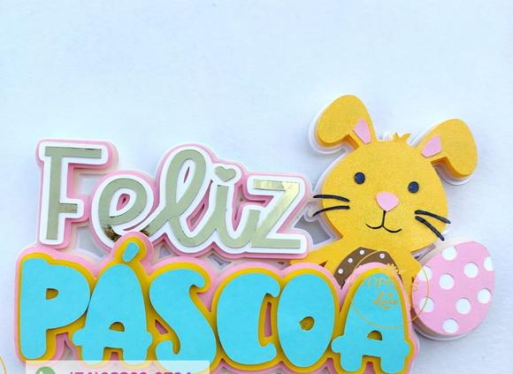 Topo de Bolo Páscoa