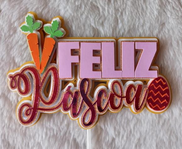 Topo de Bolo Páscoa