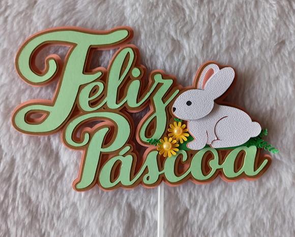 Topo de Bolo Páscoa
