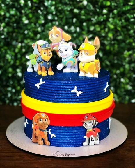 Topo de Bolo Patrulha Canina