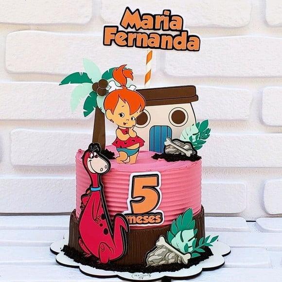 Topo de Bolo Pedrita