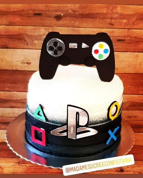 Topo de Bolo Playstation