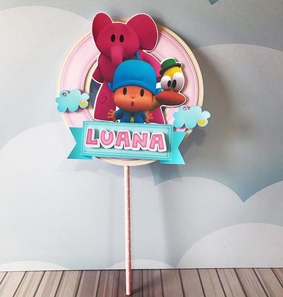 Topo de Bolo Pocoyo