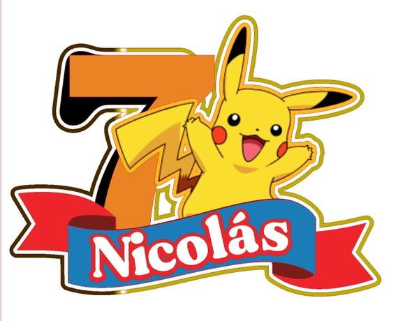 Topo de Bolo Pokemon