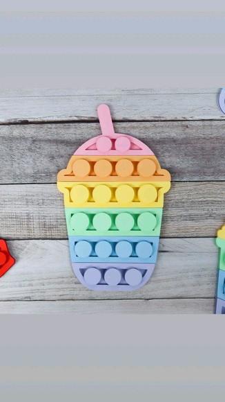 Topo de Bolo Pop it