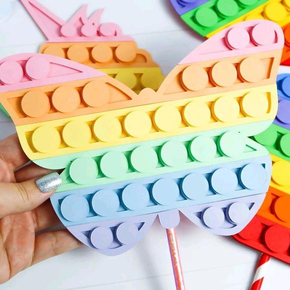 Topo de Bolo Pop it