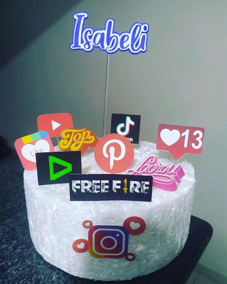 Topo de Bolo Rede social