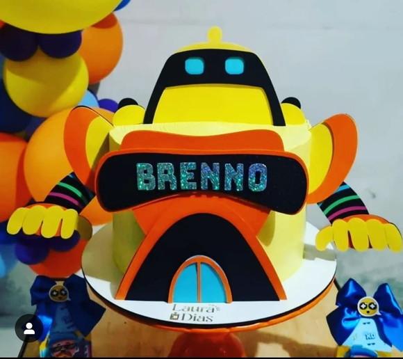 Topo de Bolo Robozão