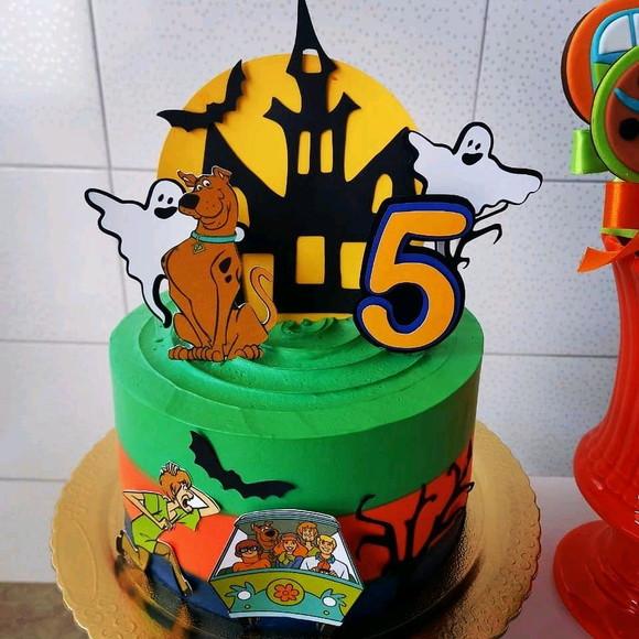 Topo de Bolo scooby doo