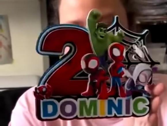 Topo de Bolo Spidey