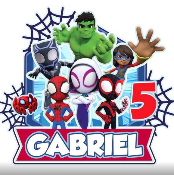 Topo de Bolo Spidey