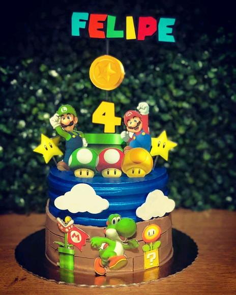 Topo de Bolo super mario
