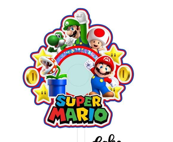 Topo de Bolo Super Mario