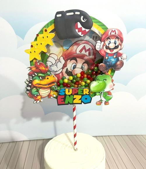 Topo de Bolo Super Mario
