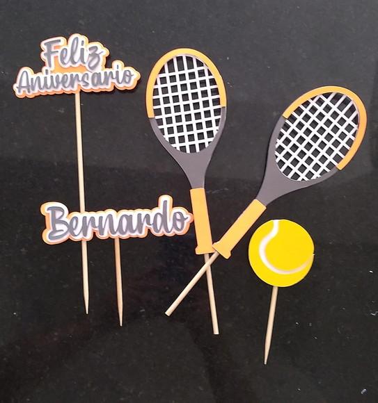 Topo de Bolo Tenis