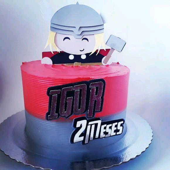 Topo de Bolo thor
