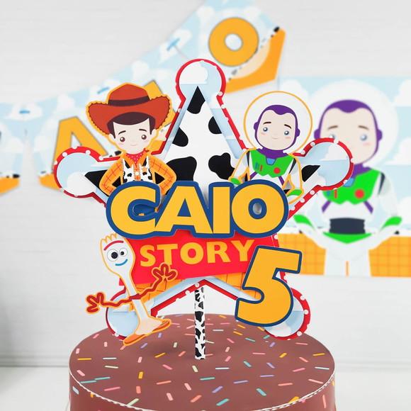 Topo de Bolo Toy Story