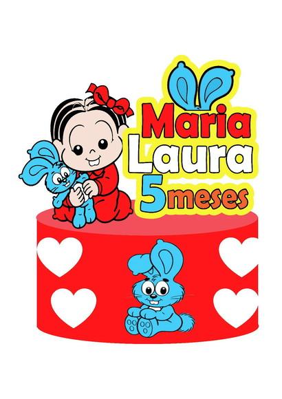 Topo de Bolo Turma da Monica