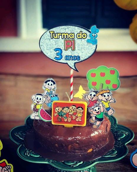 Topo de Bolo Turma da Mônica (simples)
