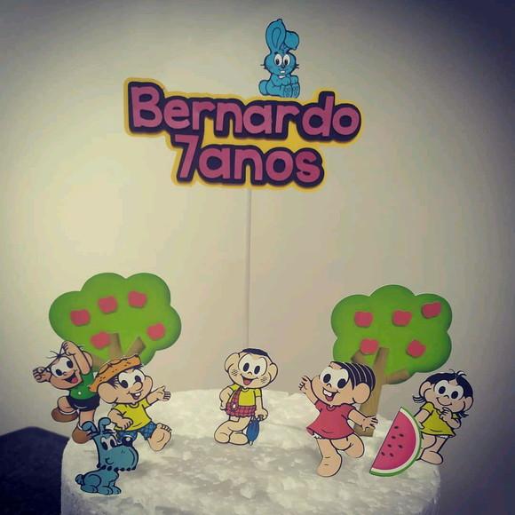 Topo de Bolo Turma da Mônica