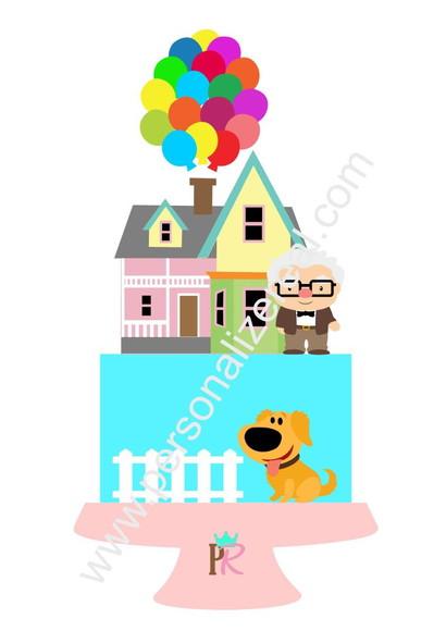 Topo De Bolo Up Altas Aventuras