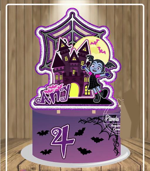 Topo de Bolo Vampirina