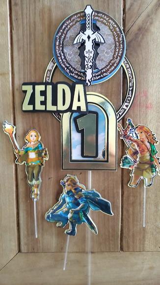 Topo de Bolo Zelda