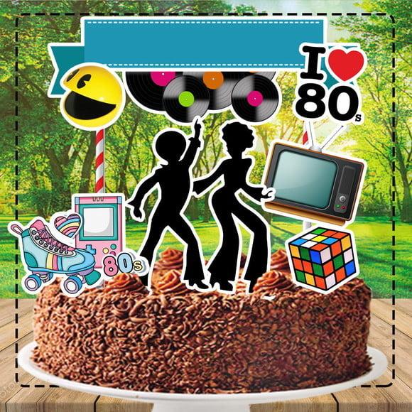 Topo de Bolo Anos 80