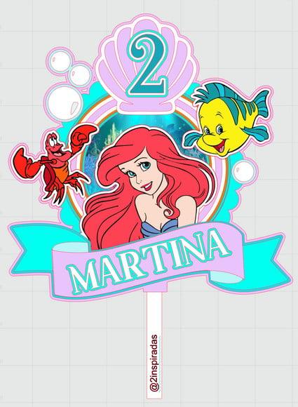 Topo de Bolo Ariel