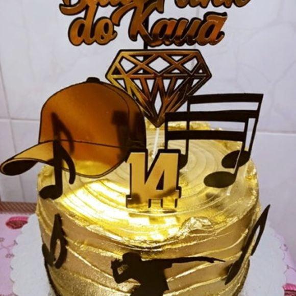 Topo de Bolo Baile Funk