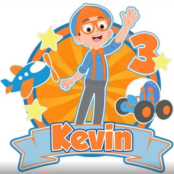 Topo de Bolo Blippi
