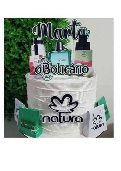 Topo de Bolo Boticario
