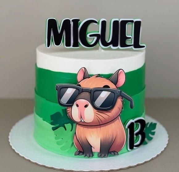 Topo de Bolo Capivara