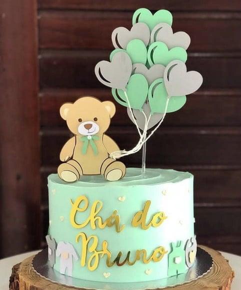 Topo de Bolo Chá Revelação