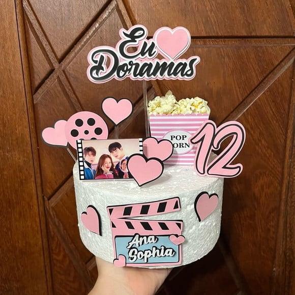 Topo de Bolo Dorama