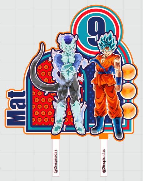 Topo de Bolo Dragon Ball Z