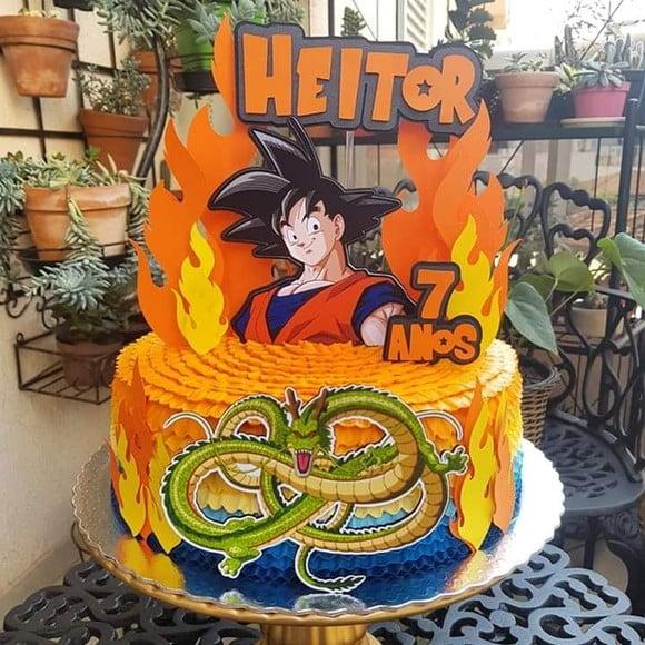 Topo de Bolo Dragon Ball Z