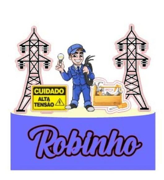 Topo de Bolo Eletrecista