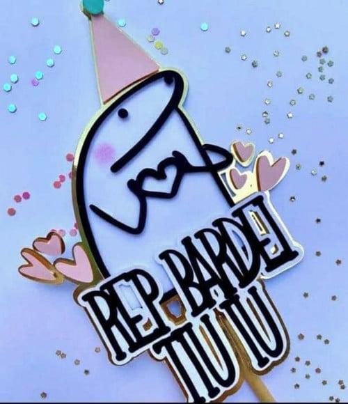 Topo de Bolo Flork