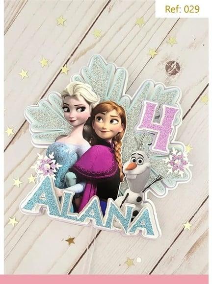 Topo de Bolo Frozen